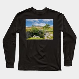 Route to Ingleborough Long Sleeve T-Shirt